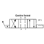 Distributeur a levier avec crantage - NG 6 - 4-3 - CENTRE FERME - N1