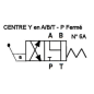 Distributeur NG6 a levier - Y en ABT - Fermé en P - N6A