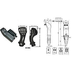 Cobra control handles: 3 Buttons