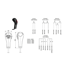 Ergonomische Griffe: 5 große Knöpfe