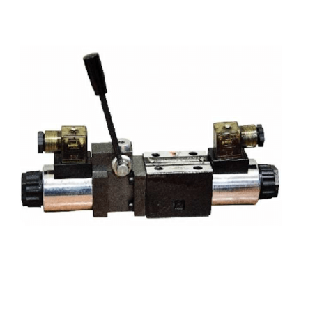 12 VDC NG6 solenoid valve with closed centre lever Trale - 1