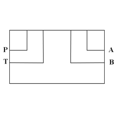 Sub-base for 1 electro NG6 - EMBASE NG6 - SORTIE LATERALES A-B-P-T 3/8 PBKV638TL 65.41 € VAT included