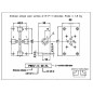 Embase pour 1 electro NG6 - EMBASE NG6 - SORTIE LATERALES A-B-P-T 3/8