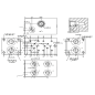 Embase pour 2 electro NG6 - 3/8 - Série et Tandem - Avec limiteur