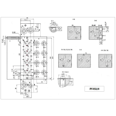 Base para 2 electro NG6 - 3/8 - Serie y Tándem - Sin limitador PF2SLH 83.44