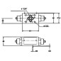 Etrangleur/limiteur de débit en entrée A et B hydraulique sur embase Cetop 3 - NG6