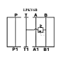 Limiteur de pression en B - sur embase Cetop 3 - 0/315 bar