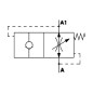 Valve parachute M.F 1" FBSP - 200 L/mn - 300 B