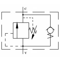 Direct acting sequence valve - 1/2 BSP - 50 - 250 B with A.R