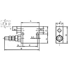 Valve de sequence a action directe - 1/2 BSP - 50 - 250 B avec A.R VS2C1250250 71,23 €