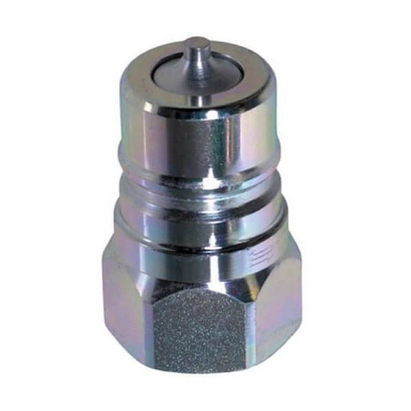 Hydraulic male coupling - 1/4 BSP - ISO A - Flow 12 to 17 L/mn - PS 350 Bar A800104 € 7.87