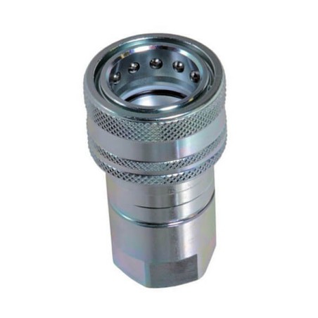 ISO A hydraulic coupling - Female 1/4 BSP - Flow 12 to 17 L/mn - PS 350 Bar A800204 € 13.54