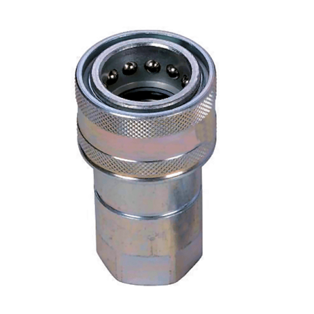 NV hydraulic coupling - Female DIN 1/4 BSP - Flow 12 to 24 L/mn - PS 400 Bar A820204 € 15.26