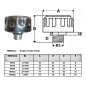 Bouchon acier chromé reniflard - 1/4 BSP