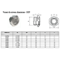 Voyant de niveau ALU - 1/4 BSP