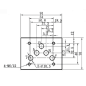 electro distributeur hydraulique monostable - NG10 - 4/3 - Y en A/B/T et P FERME - 12 VCC - N6