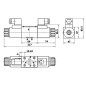 electrodistributeur 110 VAC monostable - NG6 - 4/3 - Y en A/B/T et P FERME - N6.