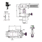 Pompe a main - 3/8 MALE - S.E - 160 B - 45 cc/REV - Avec levier