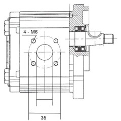 Hydraulic pump LAMBORGHINI - Lift - Left - 8 CC - Cone 1:5 LAMBORGHINI1001 € 168.29