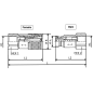 Coupleur FACE PLANE - Male 1/2 BSP - PS 250 Bar