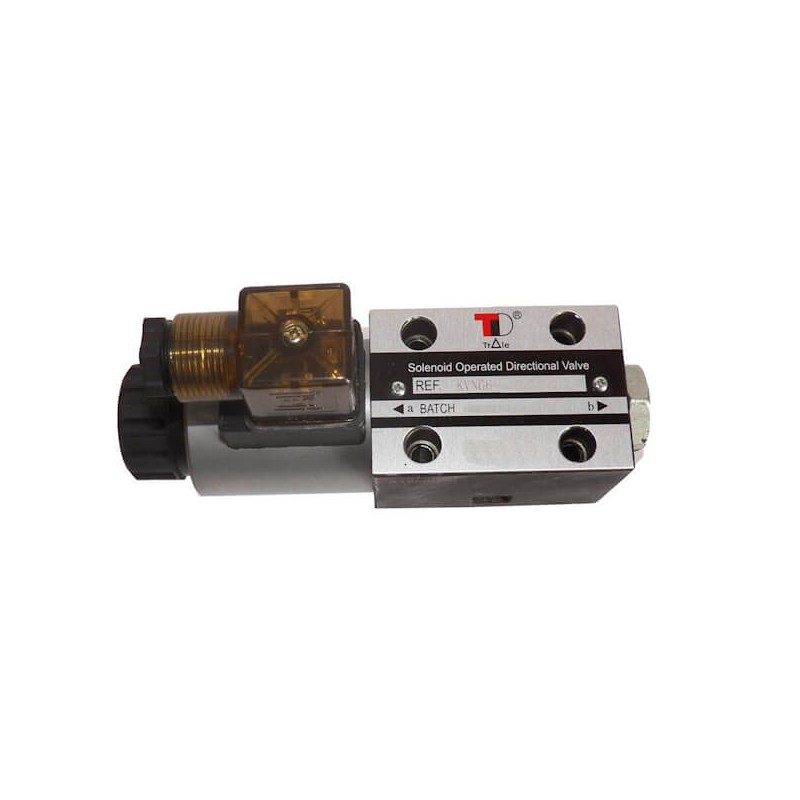 electrodistributeur 12 VDC monostable - NG6 - 3/2 - P vers A - B et T Fermé - N 41A.