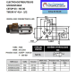 electrodistributeur 12 VDC monostable - NG6 - 3/2 - P vers A - B et T Fermé - N 41A.