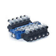 Trale Distributore elettrico 3/8 BSP 12 VDC 6 elementi - 1