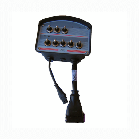 Control unit: 8 toggle switches - MOM/OFF/MOMM - By pass - 4 M cable 911813 884.80 €