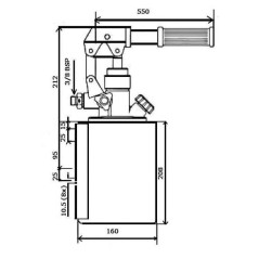 Bomba manual - 3/8 - S.E - 300 B - 12 cc/REV