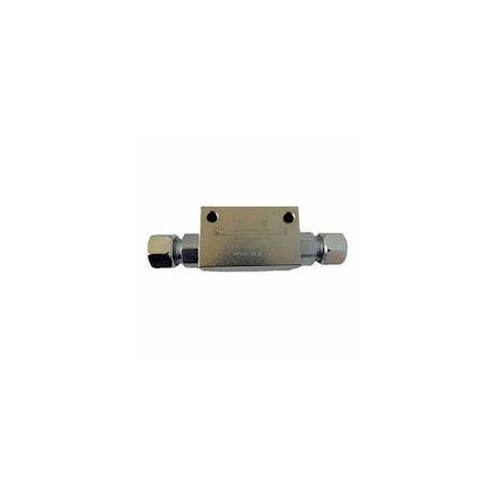 Double pilot operated T check valve - DN 12 L - R 1:4 - 20 L/MN - 300 B - L 126 Trale - 3