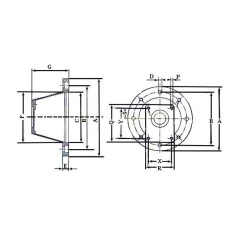 Hydraulic lantern - electric motor 0.3 to 0.5 HP - GR1 pump - 3