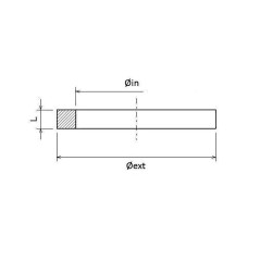 Guarnizione in rame 1/8 - per attacco 1/8 BSP