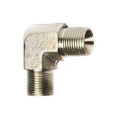 Codo de 90° - MC 3/8 x 3/8 MBSP - cono de 60°.  - 1