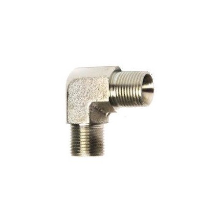 Codo de 90° - MC 3/8 x 3/8 MBSP - cono de 60°.  - 1