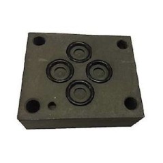 Total closure plate for Cetop 3 subbase - NG6 - Parallel Trale - 1