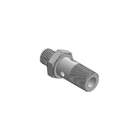 Extended screw inegale (R1) 1/4 BSP - (R2) 3/8 BSP - for banjo coupling - 1