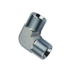 Codo de 90° - 1/4 x 1/4 MBSP - cono de 60°.  - 1