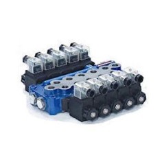 Trale Distributore elettrico 3/8 BSP 12 VDC 5 elementi - 1