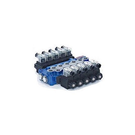 Trale Distributore elettrico 3/8 BSP 12 VDC 5 elementi - 1