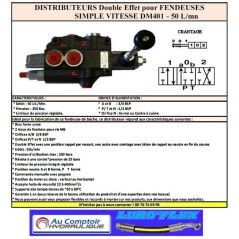 distribuidor splitter - DM 40 SIMPLE VELOCIDAD - 50 L/MNN