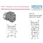 Moteur hydraulique OSPC-ON 100 cc-centre ouvert avec valve - 1/2 BSP - Orbitrol