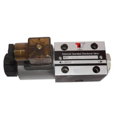 110 VAC monostable solenoid valve - NG6 - 4-2 - P to A - B to T - N51B. Trale - 1