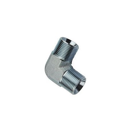 Codo 90° - MBSP 3/8 x 3/8 - Cono 60°.  - 1