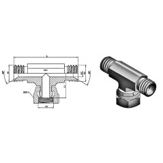 Tes M-F-M - 1/2 MBSP - 1/2 FBSP - 1/2 MBSP - 60° cone.