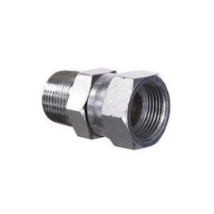 BSPT 3/8 X FBSPT 3/8 male taper adapter - 60° taper.  - 1