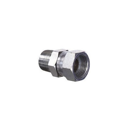 BSPT 3/8 X FBSPT 3/8 male taper adapter - 60° taper.  - 1