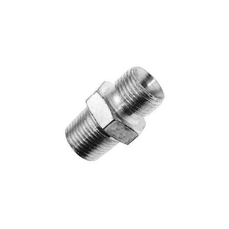 Adapter male MBSP 1/4 cone 60° x male gas cone 1/4 Trale - 1