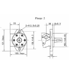 Moteur arbre 25MM VNKP50 2ADSN - OMP50