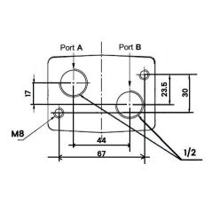 Albero motore 25MM VNKR50 2ADSN - OMR50