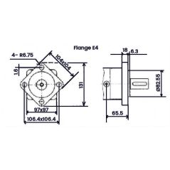 Moteur hydraulique OMS400 - Arbre 32 mm - VNKS400 PLUS E4BDS